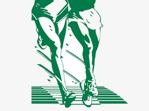 518x386 Running Legs Illustration Vector
