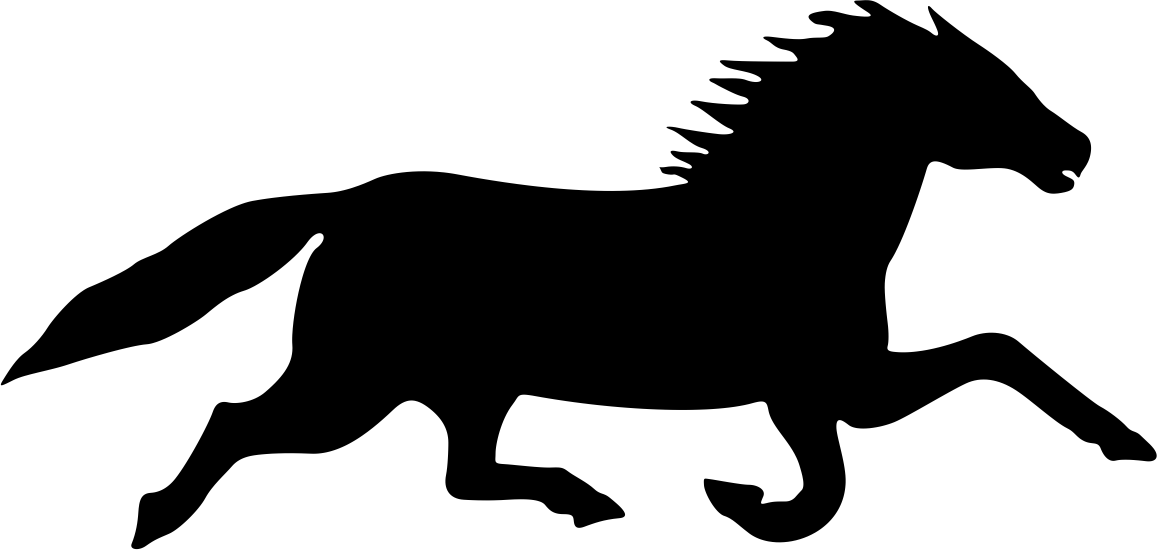 1157x550 Horse Running Vector Free Vector Download