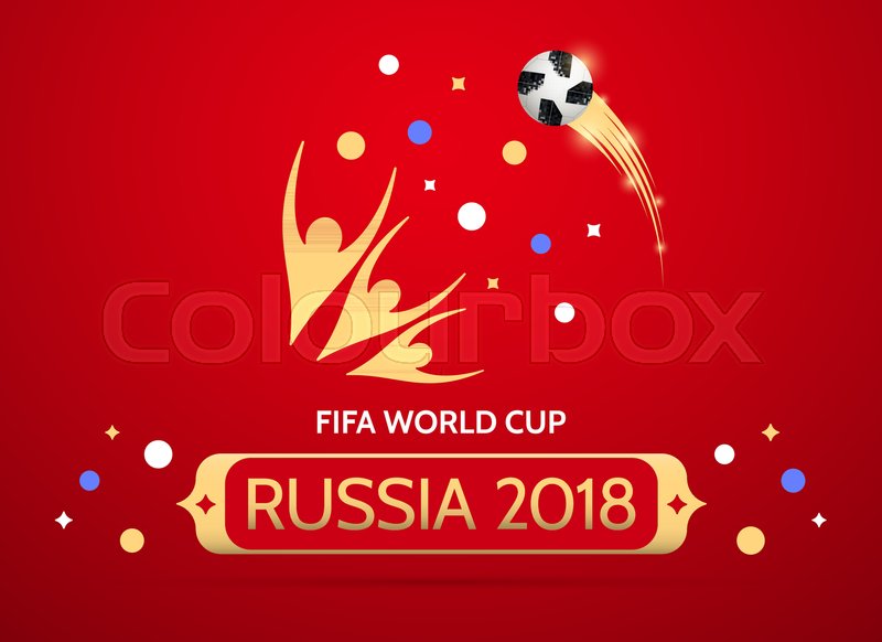 800x582 Football Championship In Russia 2018. Vector Banner Of Soccer