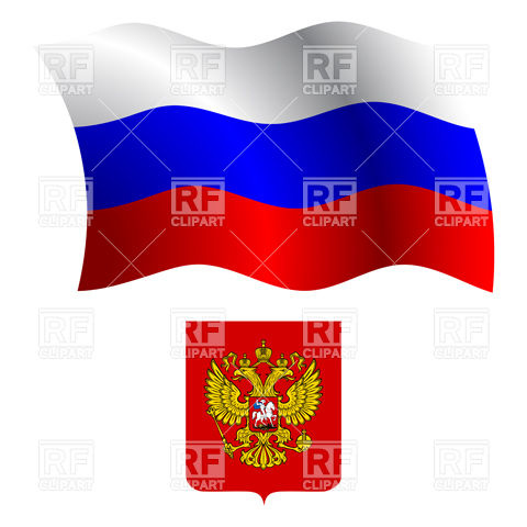 480x480 Russia Flag And Coat Of Arms Vector Image Vector Artwork Of