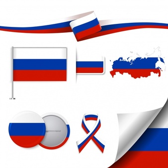 338x338 Russia Flag Clipart Vector