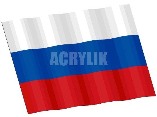 540x403 Russian Flag Vector Icon