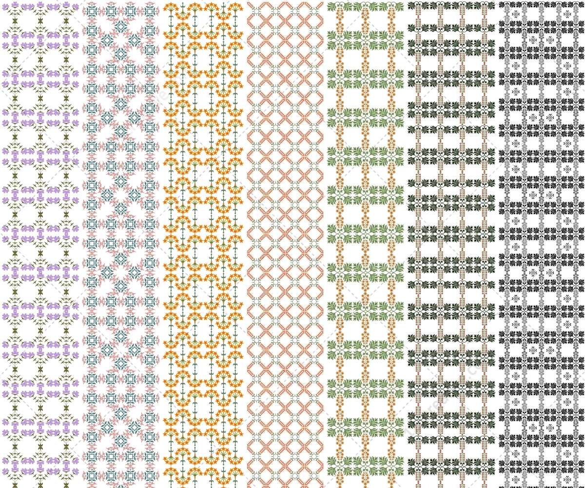 1200x1000 Rustic Vector Patterns