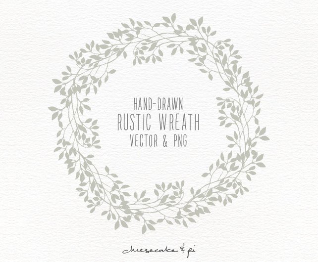 Rustic Wreath Vector at GetDrawings | Free download