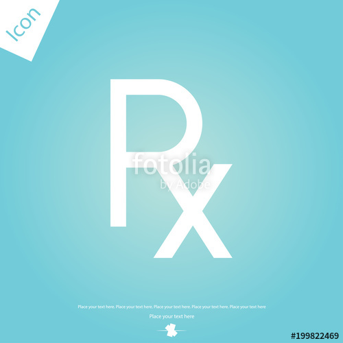 500x500 Rx Medicine Symbol Prescription Sign Stock Image And Royalty Free