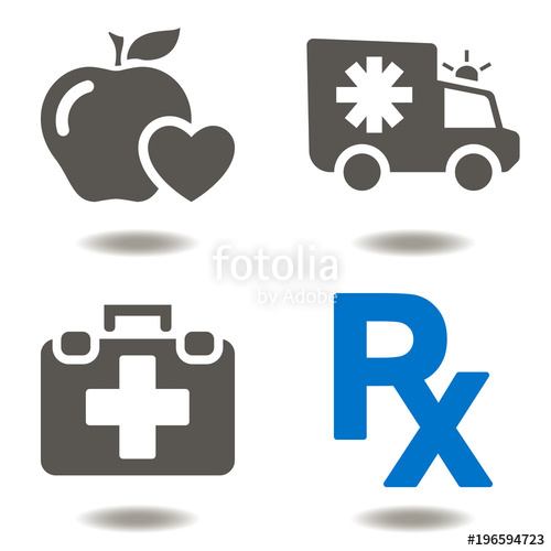 500x500 Healthcare Emergency First Aid Ambulance Icon Vector. Medicine