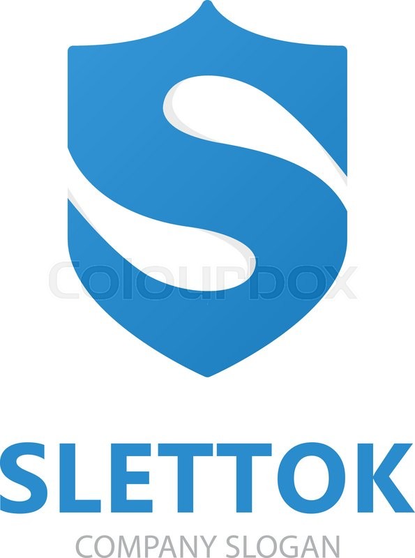 595x800 Vector Logo Combination Of A Shield And Letter S. Letter S Logo