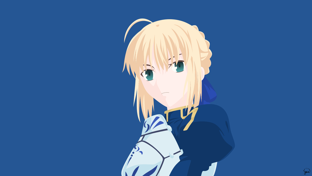 1024x576 Saber {Fatestay Night} Vector By Greenmapple17