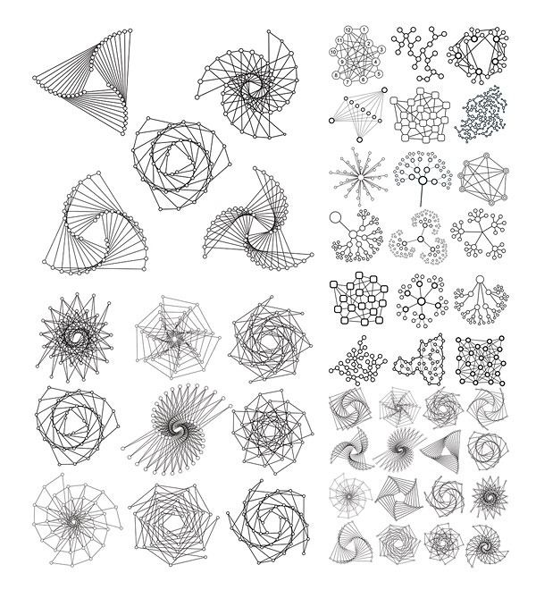 600x660 Lines Constitute Geometry Vector Material My Free Photoshop