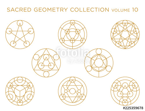 500x385 Sacred Geometry Vector Collection