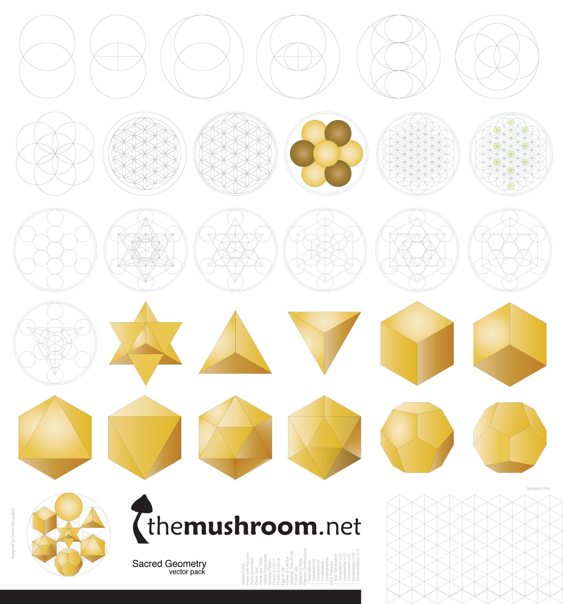 1920x2058 Free Sacred Geometry Vector Pack The Nature Of Life