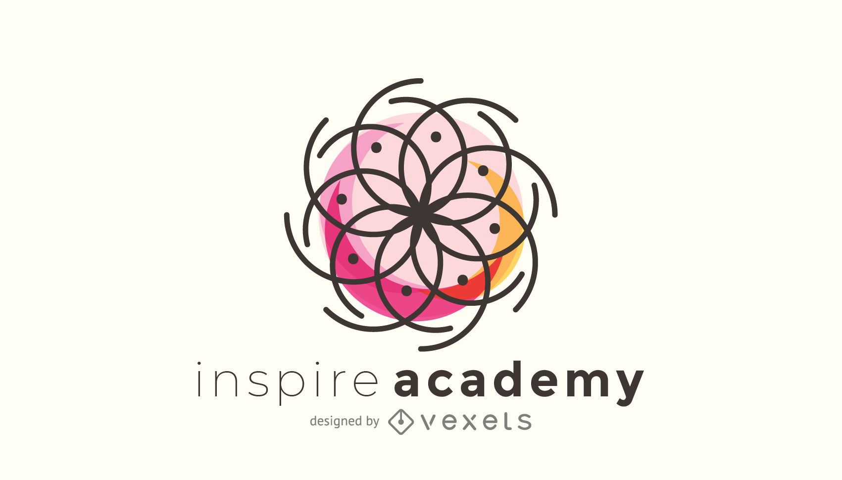 1701x970 Logo Template With Sacred Geometry