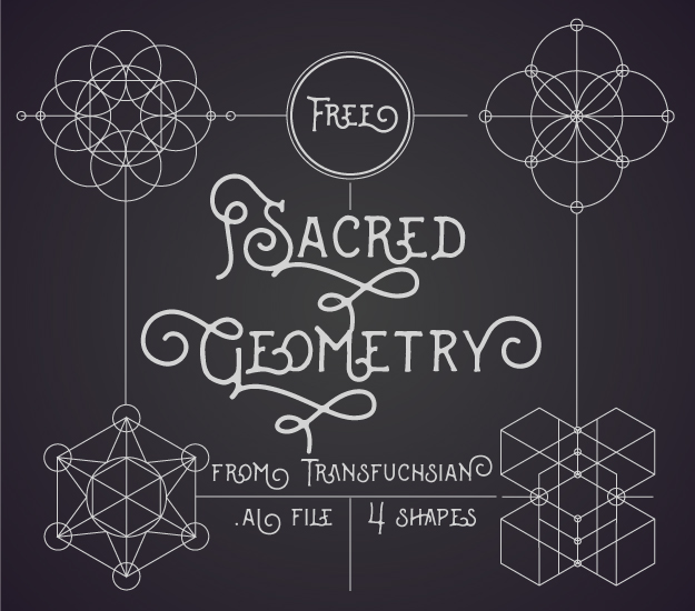 625x550 Free Sacred Geometry Vector Pack By Transfuchsian
