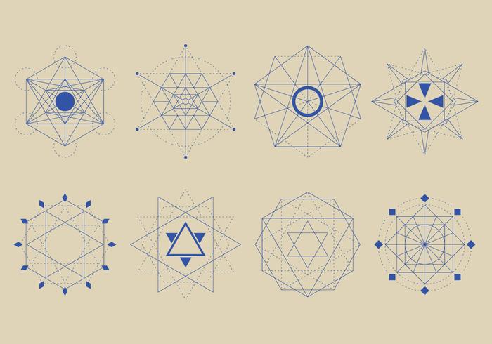 700x490 Sacred Geometry Forms Set