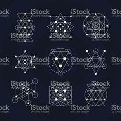 236x236 Sacred Geometry Vector Set Vol. 3 Mandal Art