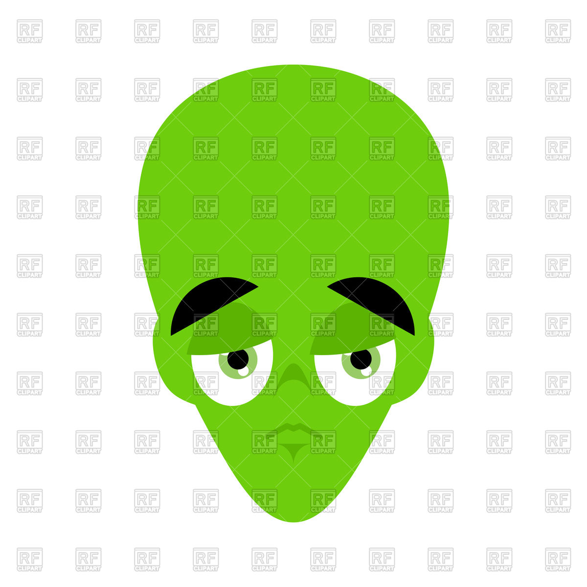 1200x1200 Ufo Sad Emoji Vector Image Vector Artwork Of Icons And Emblems