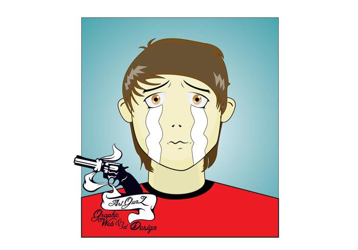 700x490 Sad Character Vector Free Vector Art