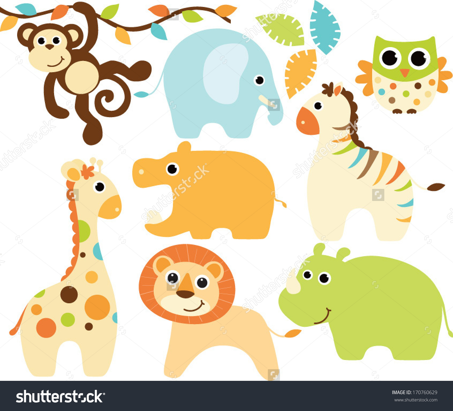 1500x1362 Safari Clipart Wildlife