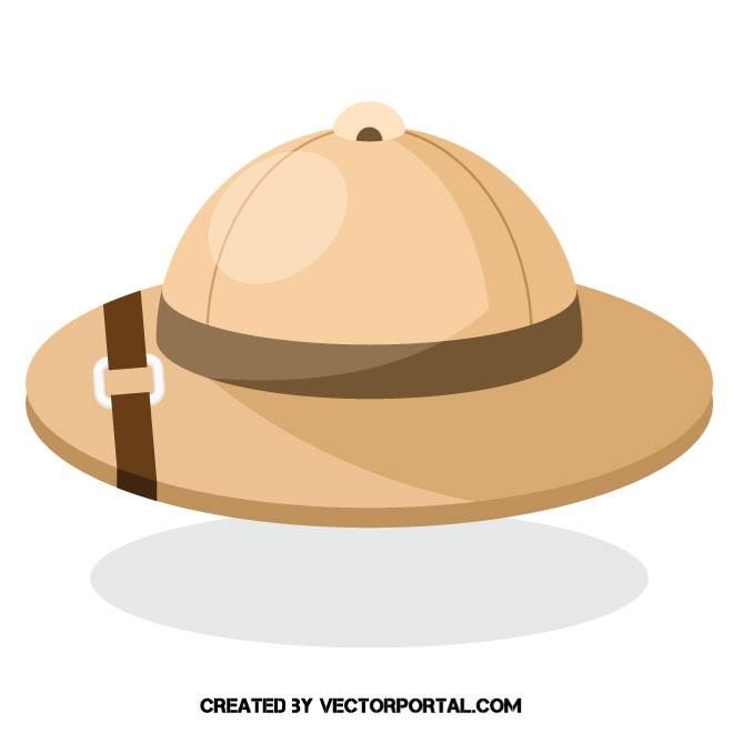 Safari Hat Vector at GetDrawings | Free download