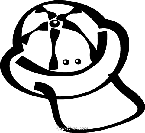 480x440 Safari Hat Royalty Free Vector Clip Art Illustration Vc023075