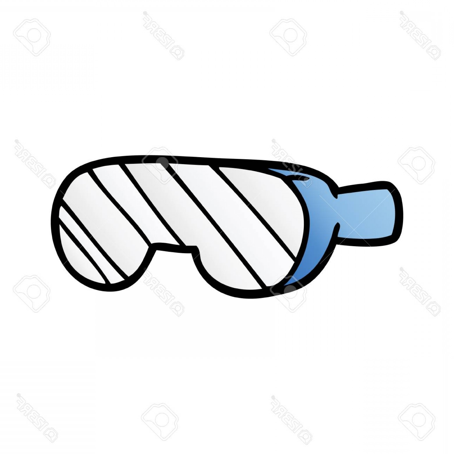 1560x1560 Photostock Vector Cartoon Safety Goggles Illustration Shopatcloth