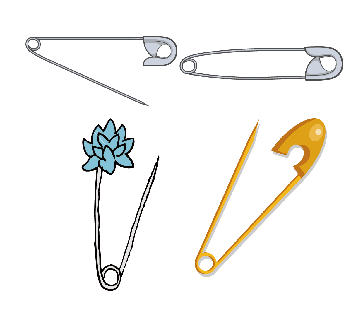 1240x1093 Safety Pin Paper