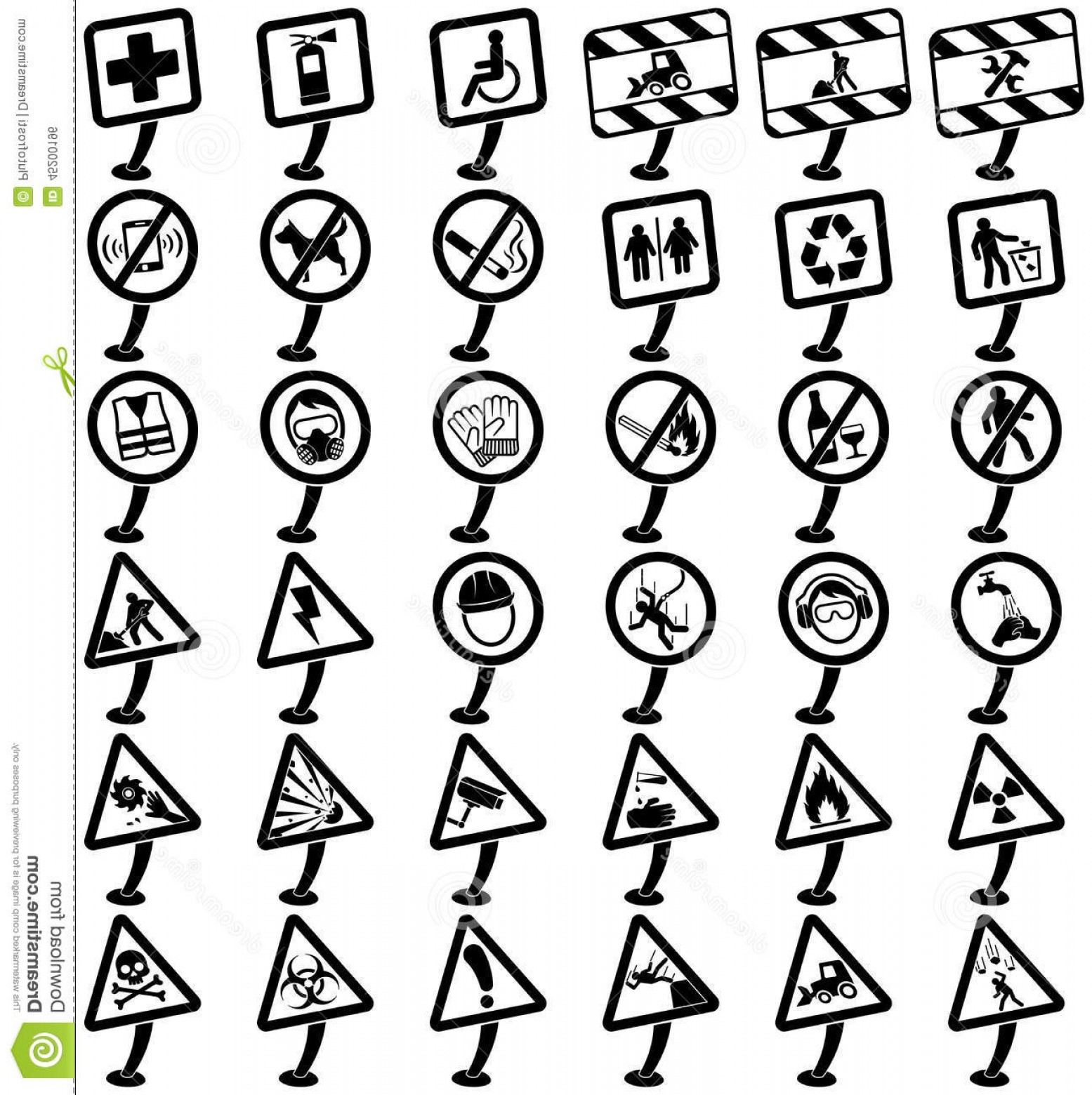 1555x1560 Safety Signs Vector Sohadacouri