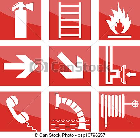 450x445 Fire Safety Signs.