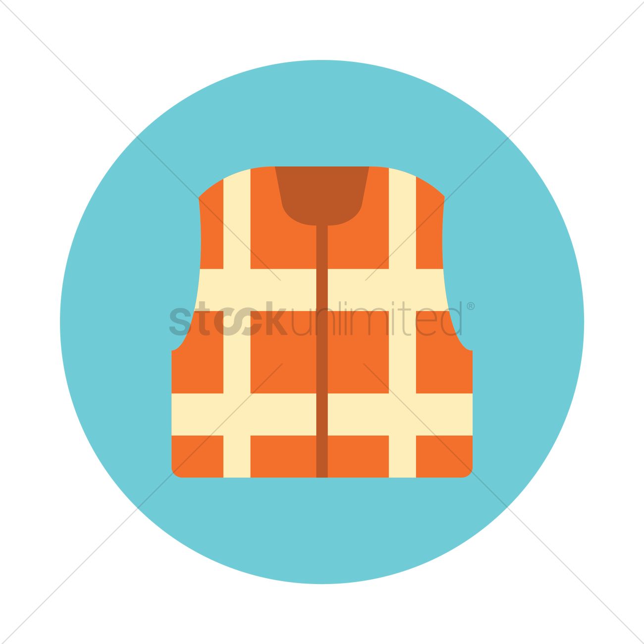 1300x1300 Safety Vest Vector Image
