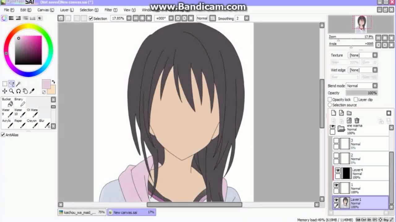 1280x720 Paint Tool Sai Anime Vector