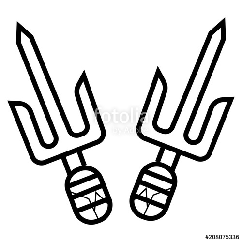 500x500 Pair Of Sai Icon Stock Image And Royalty Free Vector Files On