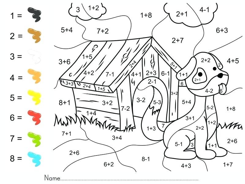 800x600 Coloring Paint Download Color By Addition And Subtraction Numbers