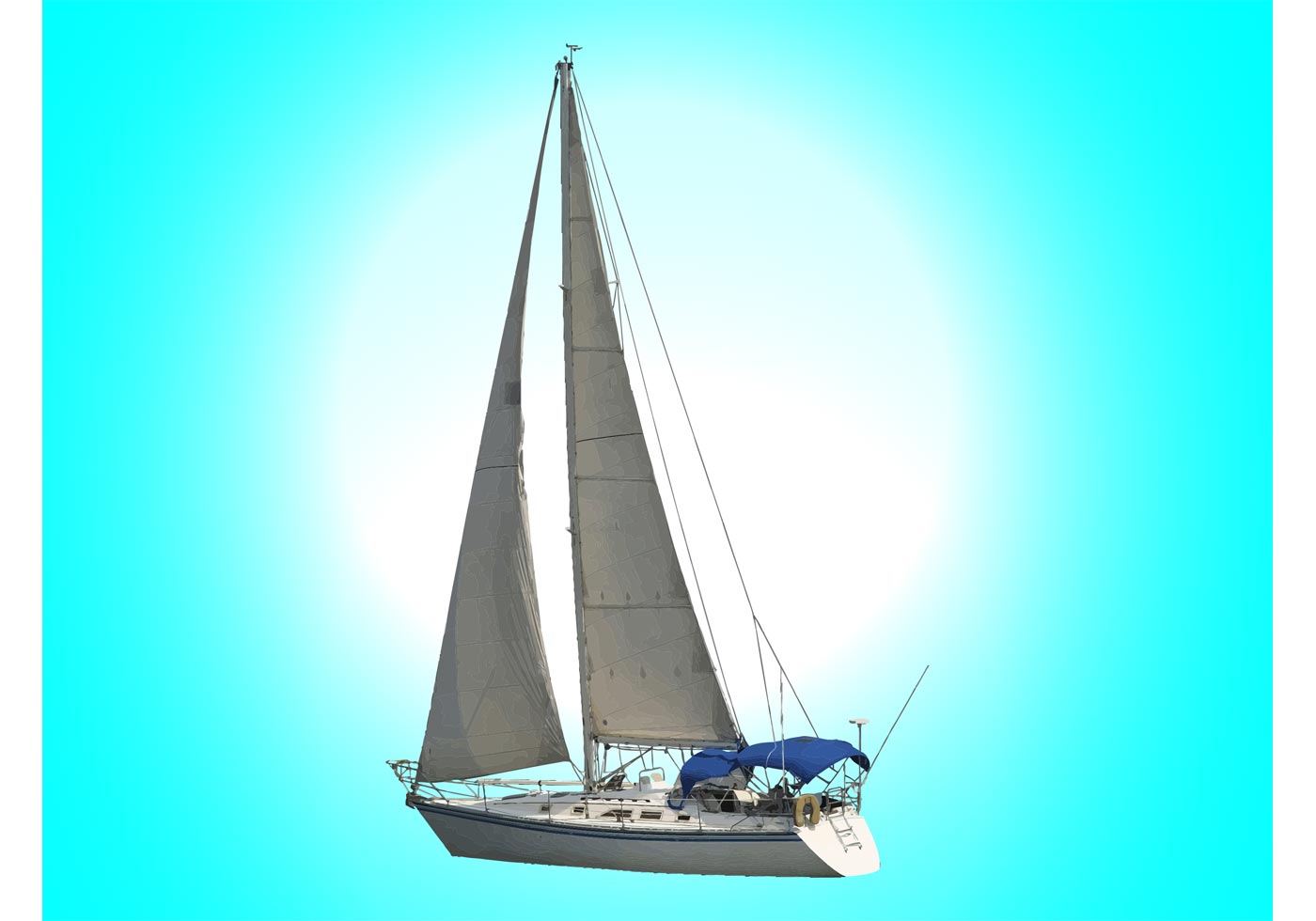 1400x980 Sailing Free Vector Art