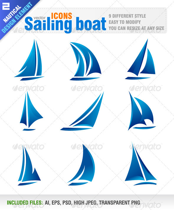 590x712 Sailing Boat By Jackrust Graphicriver