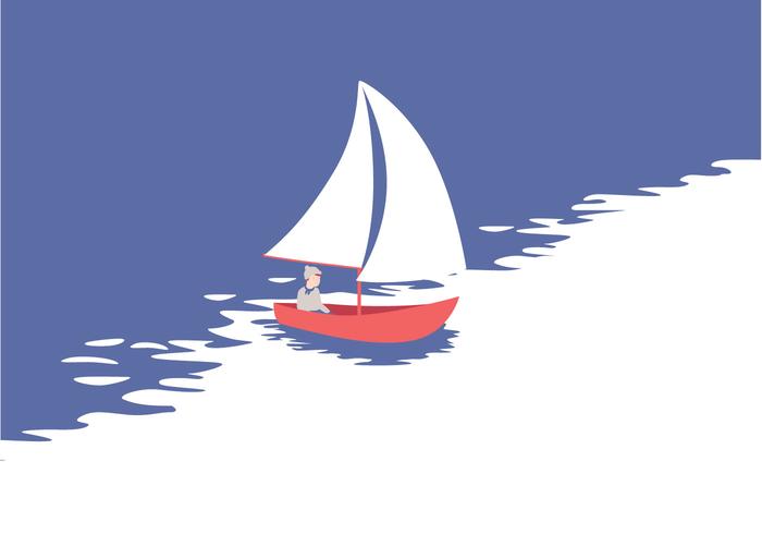 700x490 Vector Sailing Illustration