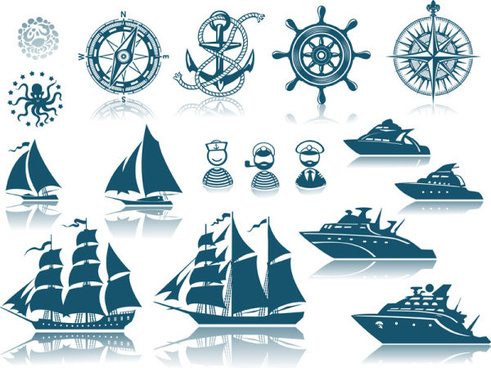 491x368 Vector Sailing Ship Silhouette Free Vector Download (6,157 Free
