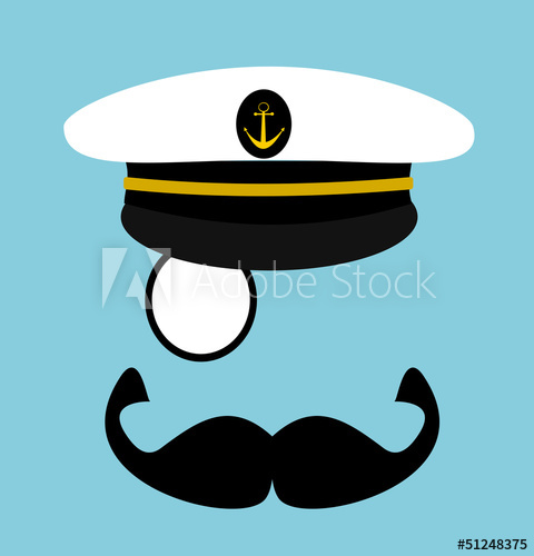 480x500 Man With Sailor Hat And Large Mustache