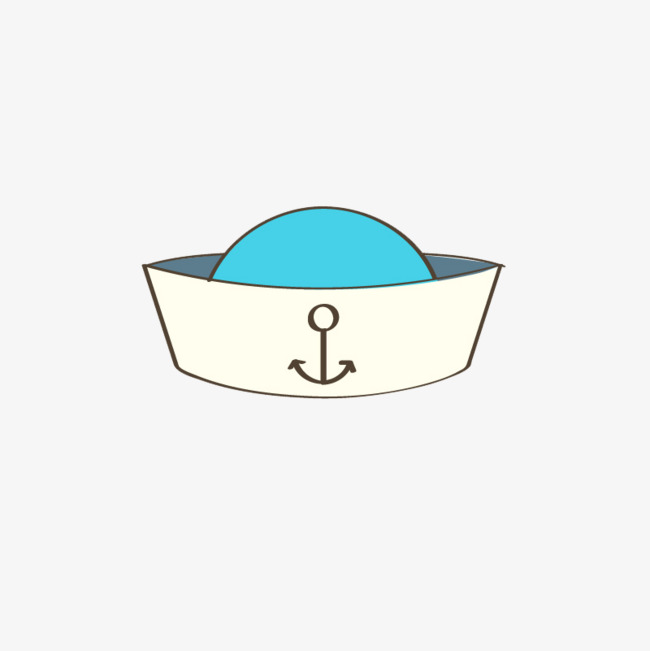 650x651 Free Cute Sailor Hat To Pull The Material, Hat Vector, White, Blue