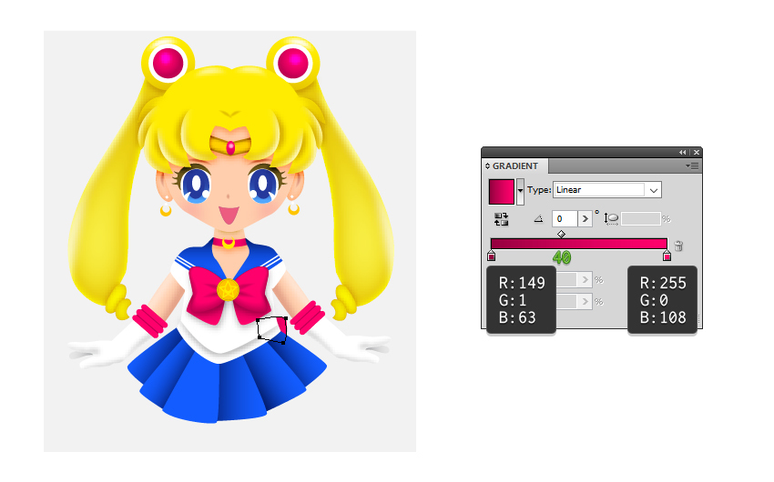 850x530 How To Draw Sailor Moon In Adobe Illustrator