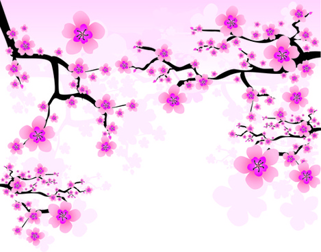 469x368 Cherry Blossom Free Vector Download (937 Free Vector) For