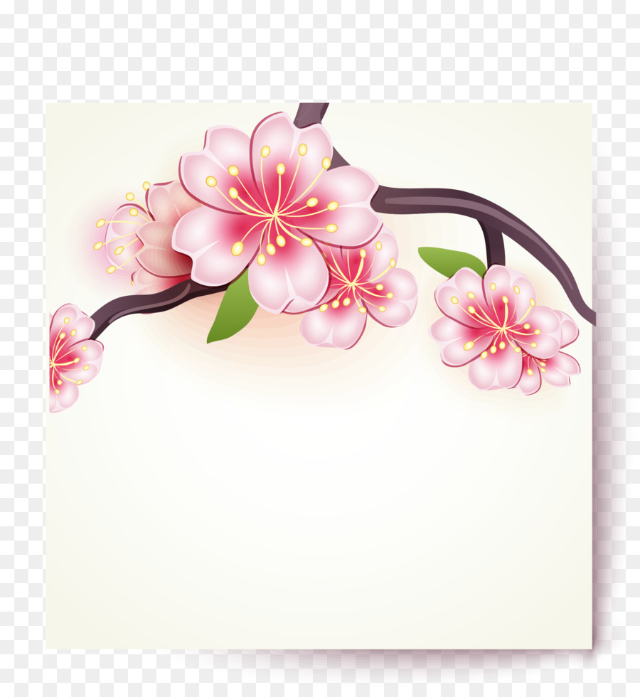 900x980 Paper Cherry Blossom