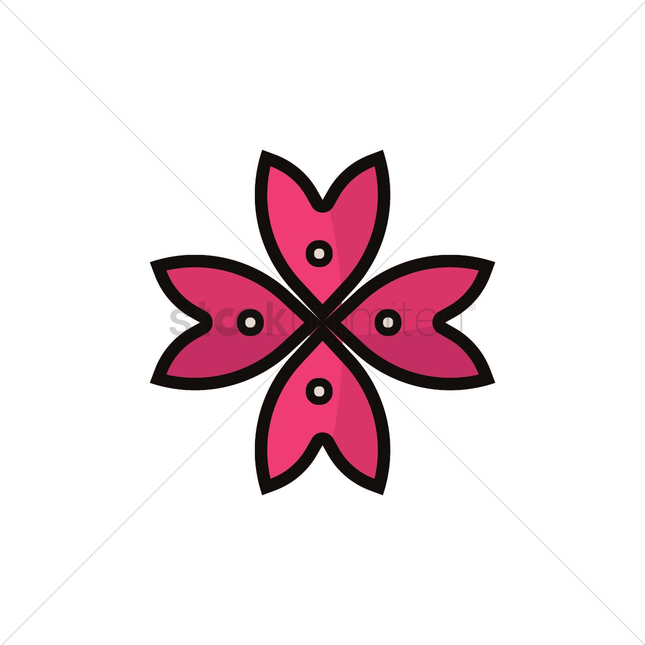 1300x1300 Sakura Vector Image