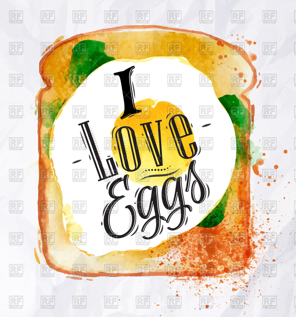 1121x1200 I Love Eggs Inscription