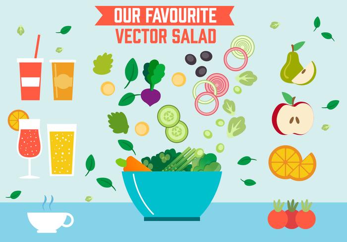 700x490 Salad Free Vector Art