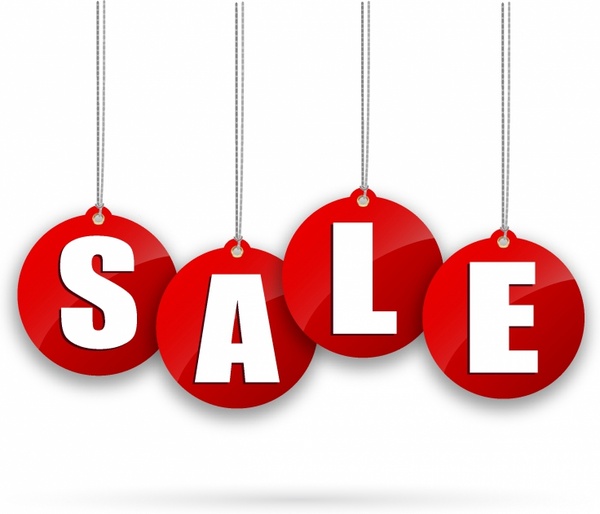 600x514 Sale Tags Free Vector In Adobe Illustrator Ai ( .ai