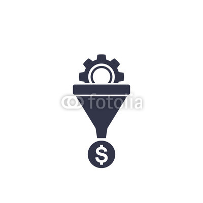 400x400 Sales Funnel Vector Icon On White Buy Photos Ap Images