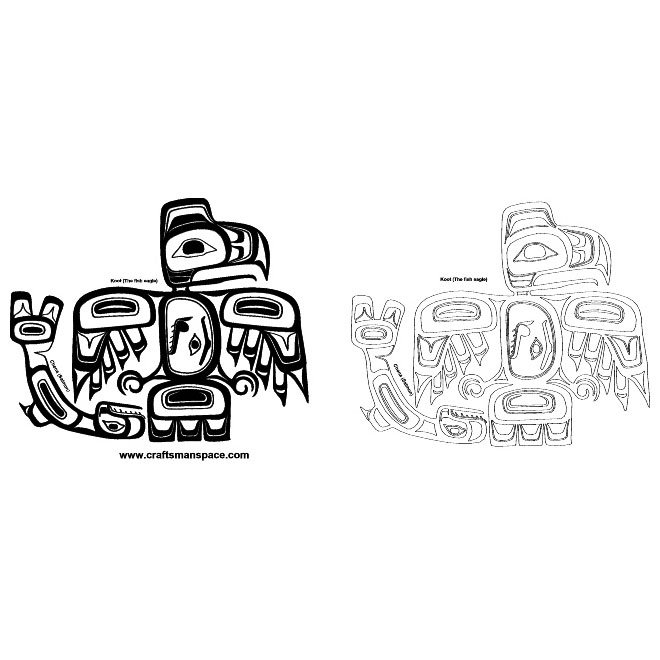 660x660 Free Fish Eagle And Salmon Vector.eps Psd Files, Vectors