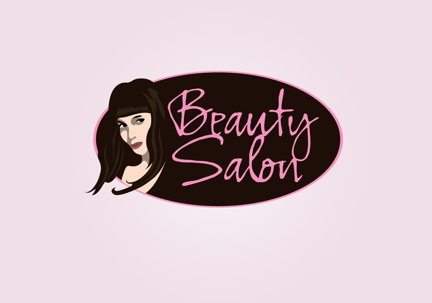 1400x980 Salon Logo Free Vector Art