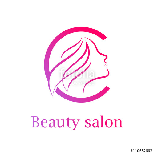 500x500 Abstract Letter C Logo,beauty Salon Logo Design Template Stock