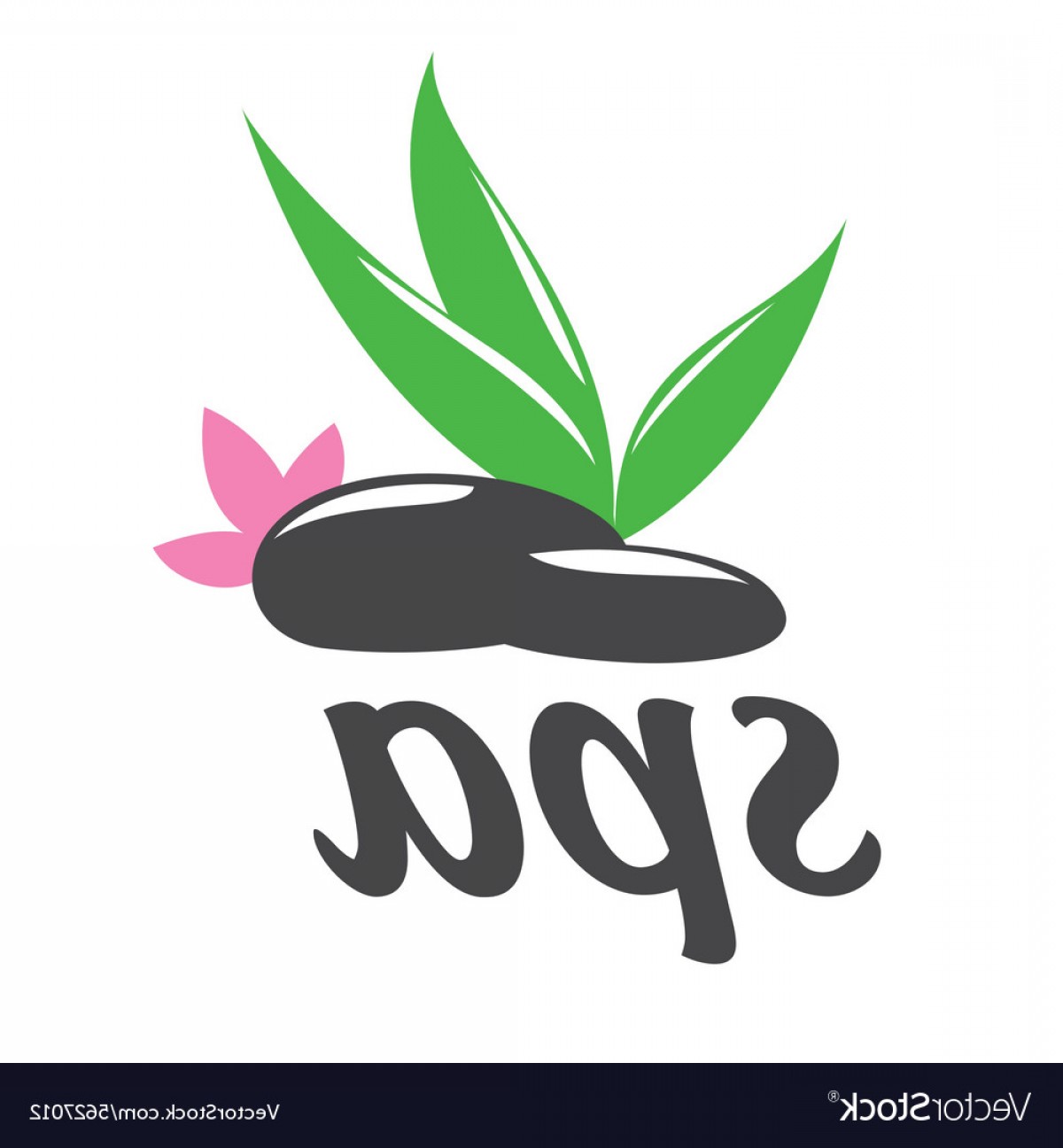 1200x1296 Logo Stones And Leaves For Spa Salon Vector Sohadacouri